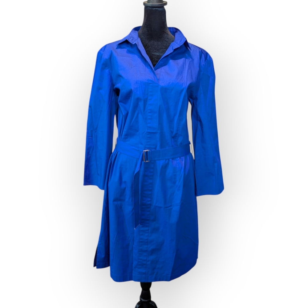 Boss by Hugo Boss Blue Cotton Dress Size 12
